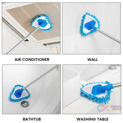 Rotatable mop with long handle