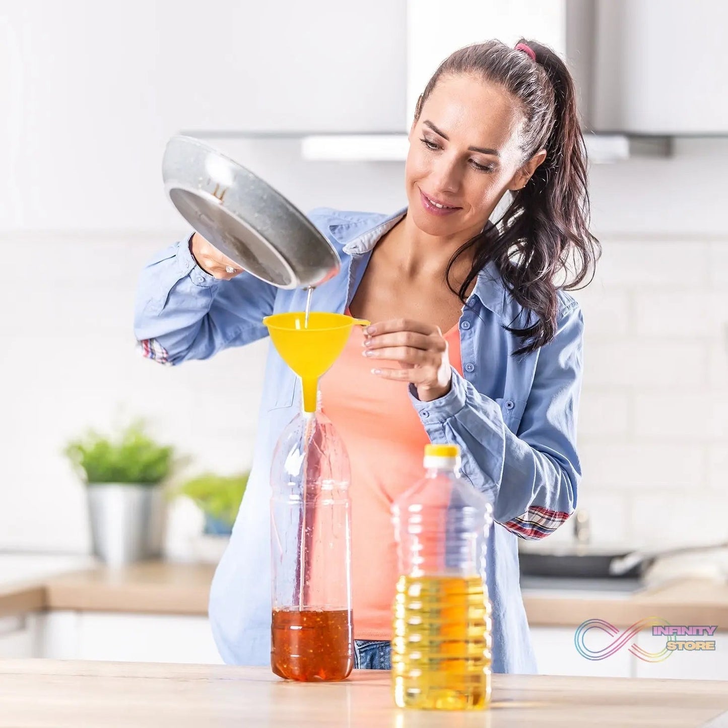 Round Big Small Funnel for Kitchen - infinityexculsivestore.com