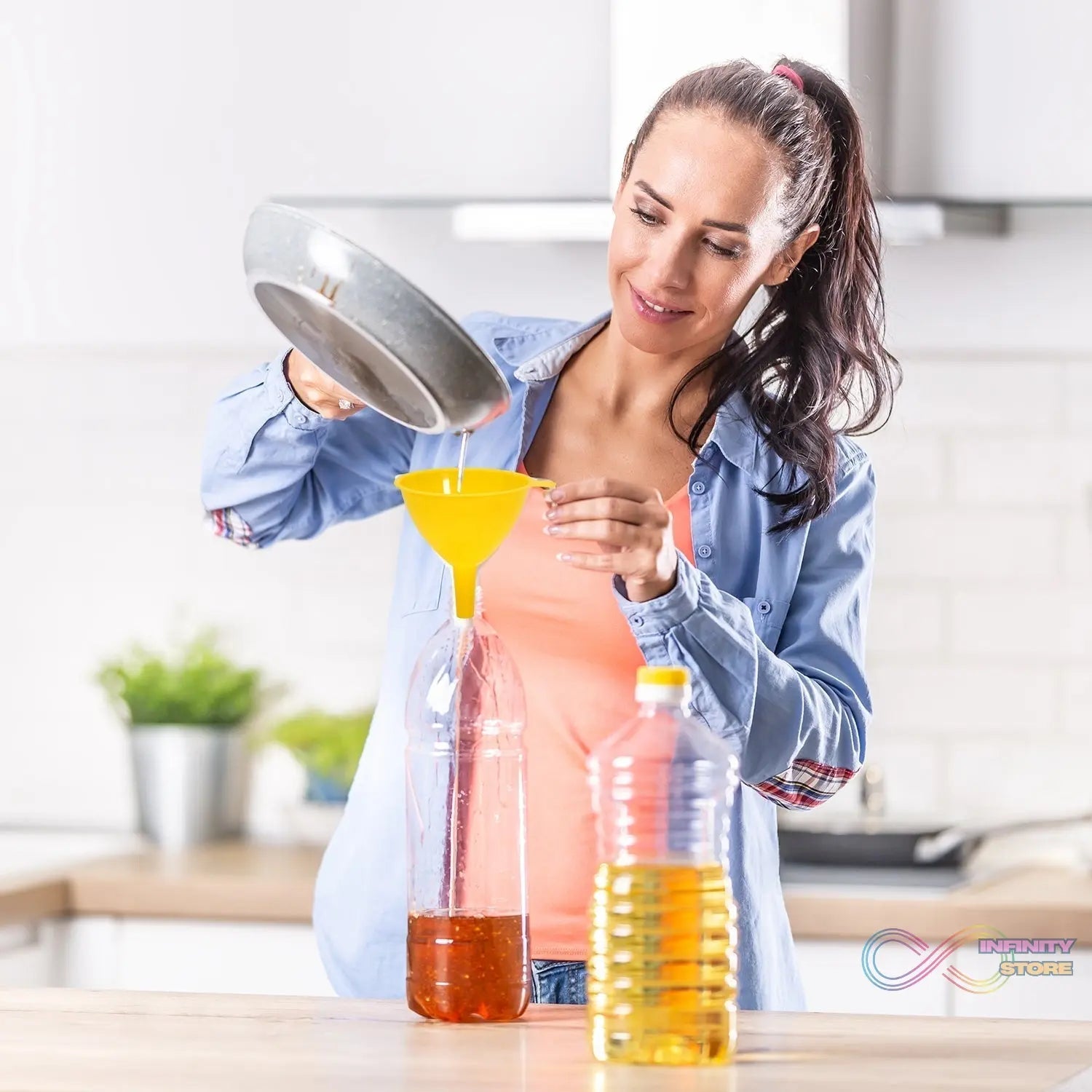 Round Big Small Funnel for Kitchen - infinityexculsivestore.com