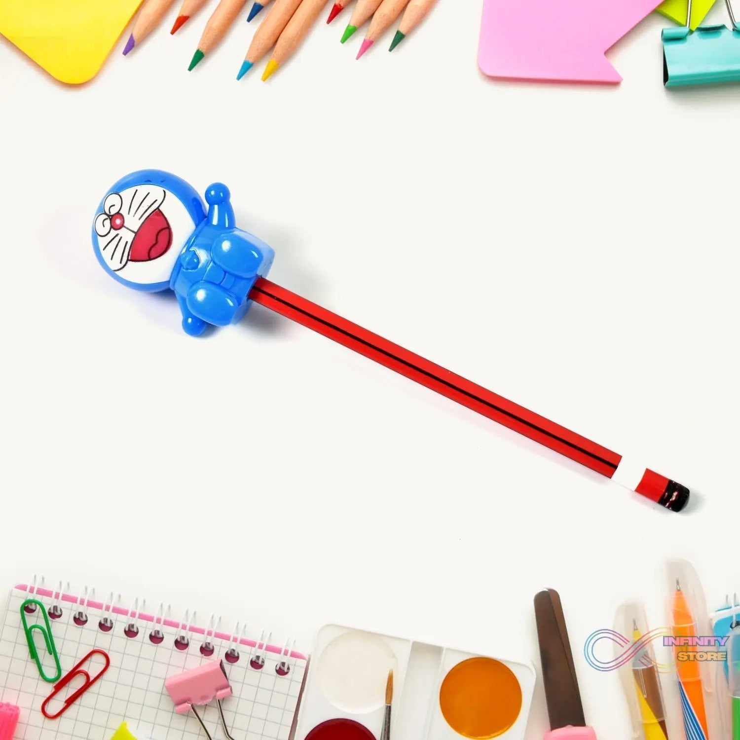 Round Cartoon Shaped Pencil Sharpener (1 Pc) - infinityexculsivestore.com