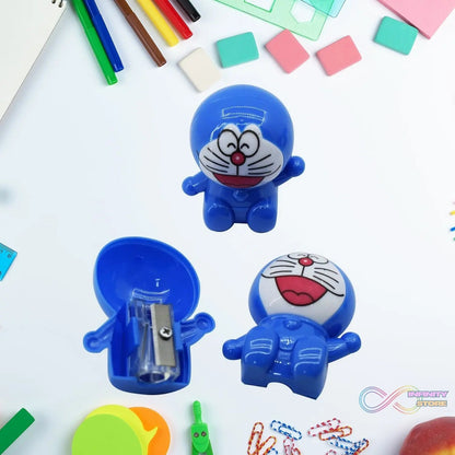 Round Cartoon Shaped Pencil Sharpener (1 Pc) - infinityexculsivestore.com