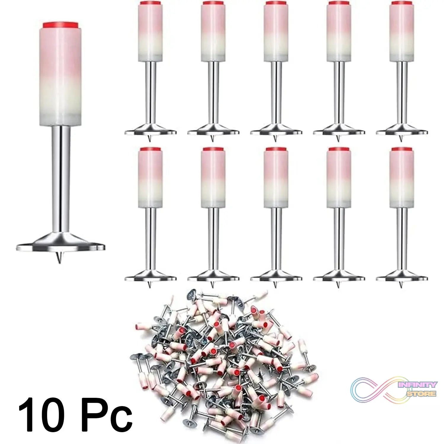 Round Nails for Mini Steel Nails For Gun (10 Pcs Set) - infinityexculsivestore.com
