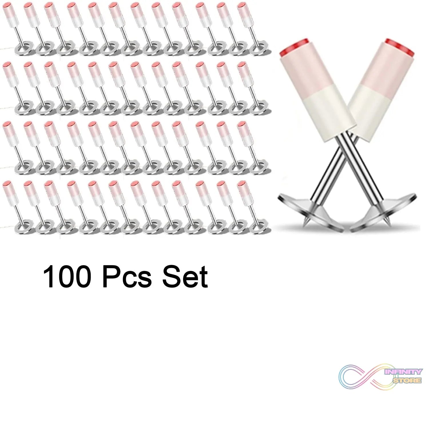 Round Nails for Mini Steel Nails For Gun (100 Pcs Set) - infinityexculsivestore.com
