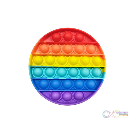 Pop it stress toy with bubble popping feature.
