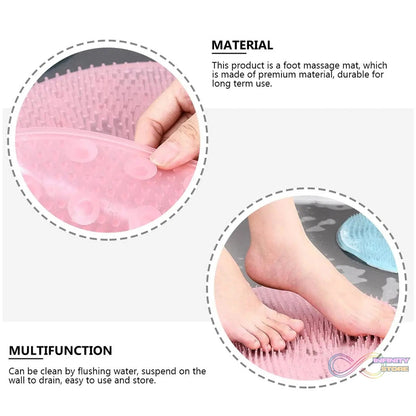 Round Shape Foot Rubbing / Bath Massager (30×30 CM / 1 Pc) - infinityexculsivestore.com