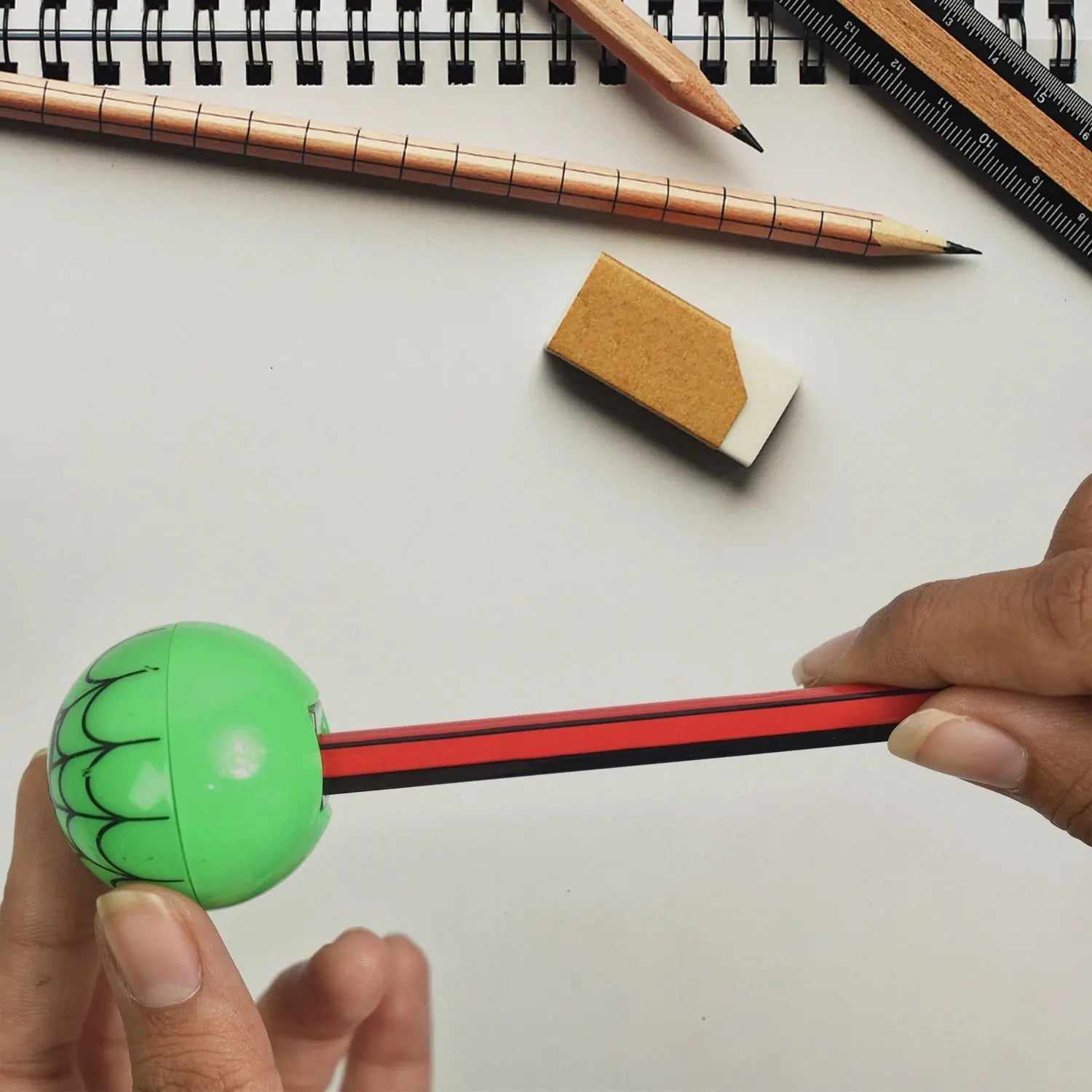 Round Shape Mix Design Pencil Sharpener (1 Pc / Round Shape Mix Design) - infinityexculsivestore.com