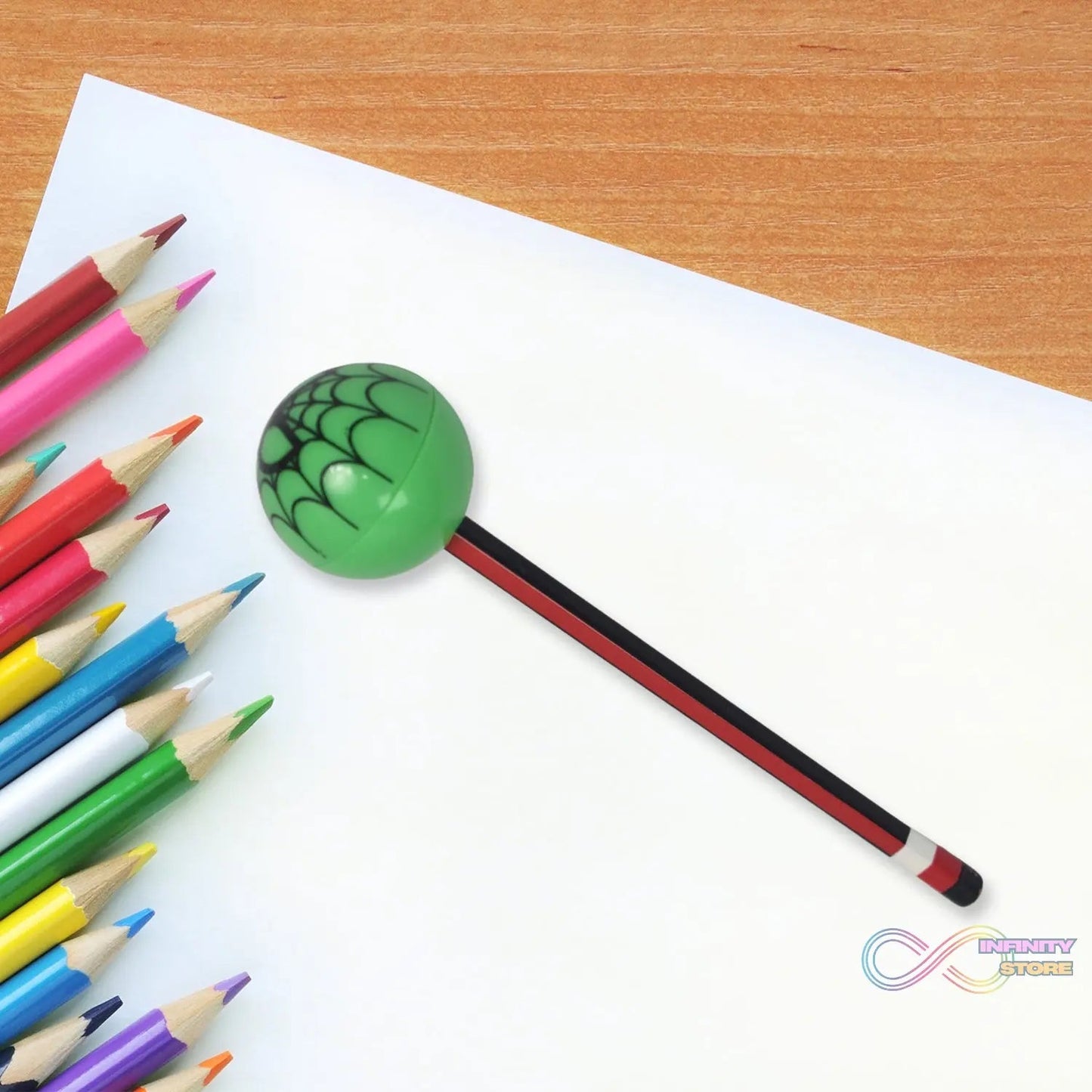 Round Shape Mix Design Pencil Sharpener (1 Pc / Round Shape Mix Design) - infinityexculsivestore.com