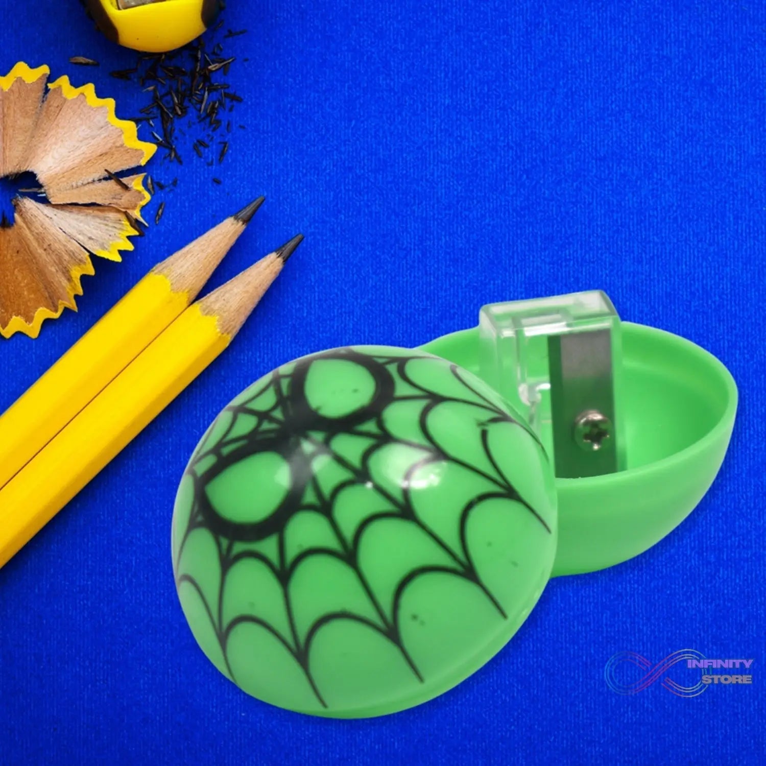 Round Shape Mix Design Pencil Sharpener (1 Pc / Round Shape Mix Design) - infinityexculsivestore.com