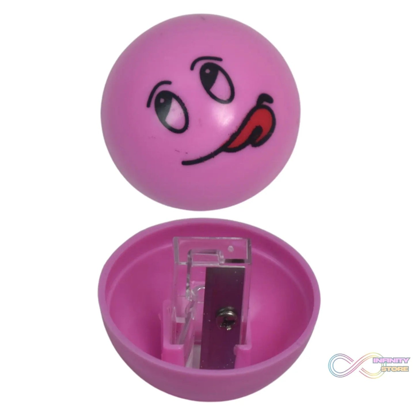 Round Shape Mix Design Pencil Sharpener (1 Pc / Round Shape Mix Design) - infinityexculsivestore.com