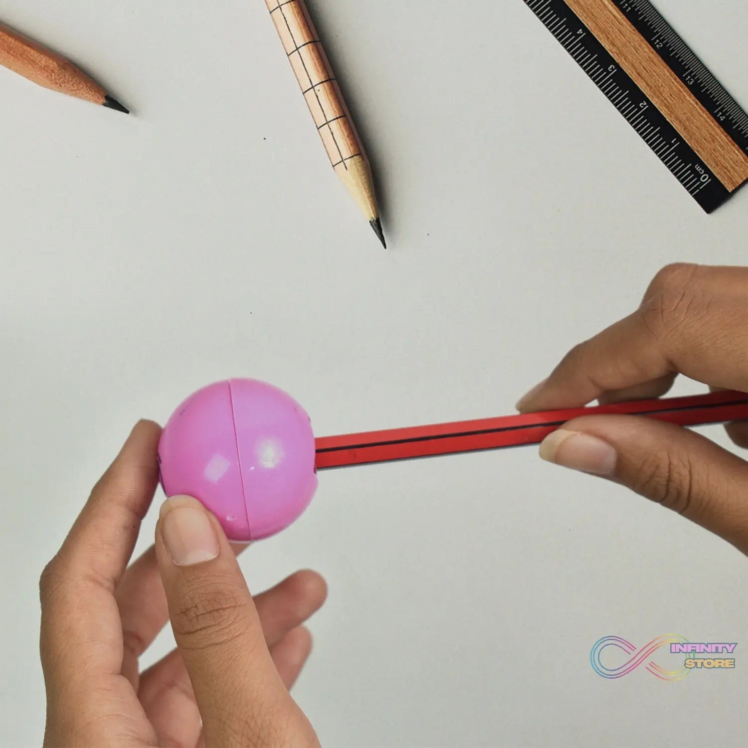 Round Shape Mix Design Pencil Sharpener (1 Pc / Round Shape Mix Design) - infinityexculsivestore.com