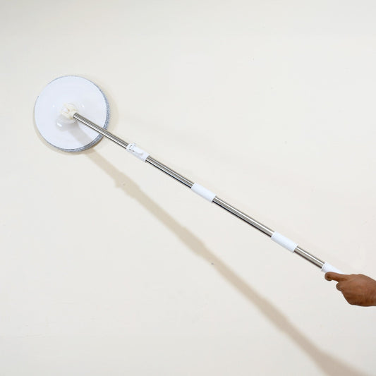 Round Shape Mop Head with 1 Pad Extra Clean Water Spin Mop with Separate Water Bucket, Suitable for All Types of Flooring, Separates Dirty and Clean Water, Wet - infinityexculsivestore.com