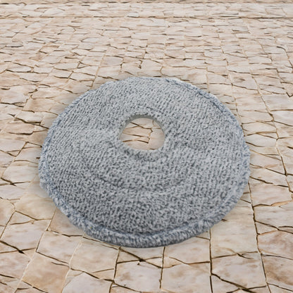 Round Shape Mop Head with 1 Pad Extra Clean Water Spin Mop with Separate Water Bucket, Suitable for All Types of Flooring, Separates Dirty and Clean Water, Wet - infinityexculsivestore.com