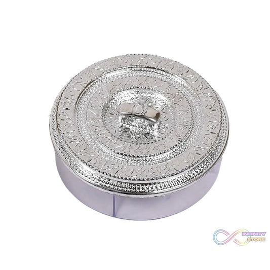 Round Smiley Multi Purpose 4 Compartment Box For Home & Kitchen Use - infinityexculsivestore.com