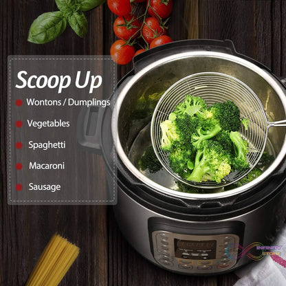 Round Stainless Steel Deep Fry