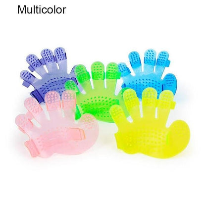 Rubber Pet Cleaning Massaging Grooming Glove Brush - infinityexculsivestore.com