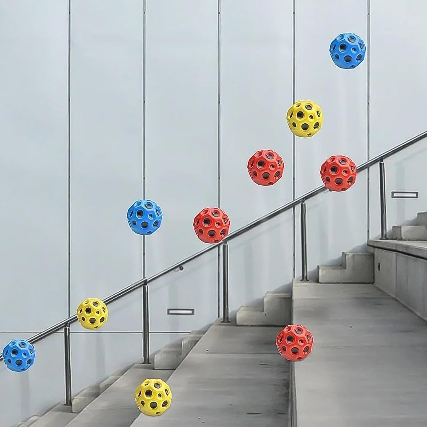 Rubber Super Bouncy Coral Star Anti Stress Ball Multicolor (1 Pc) - infinityexculsivestore.com