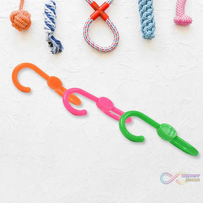 S Shape Plastic Hooks Hanger for Hanging Cloth (3 Pcs Set) - infinityexculsivestore.com