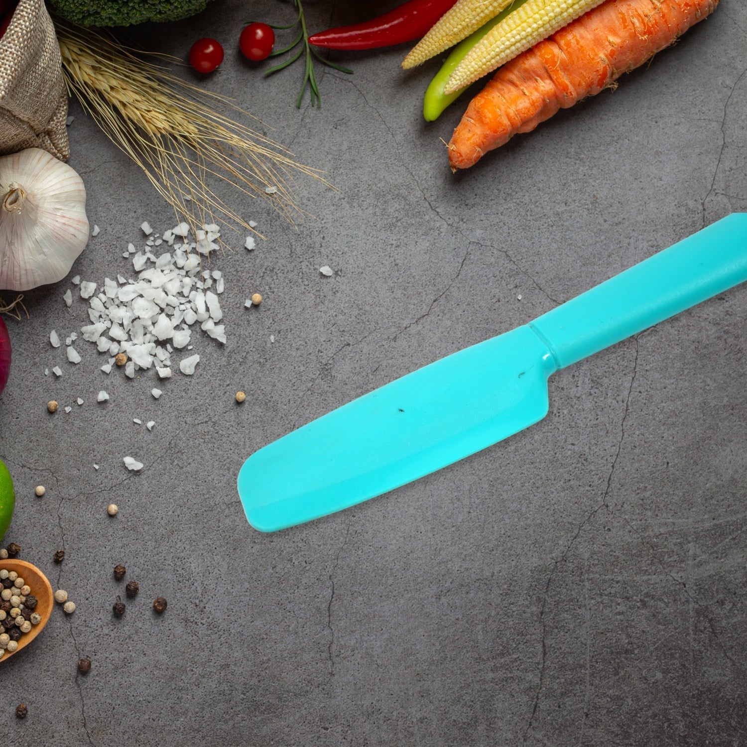 SILICON NON - STICK HEAT RESISTANT KITCHEN Spatula Butter Knife Non - Stick Flexible Rubber Scrapers - infinityexculsivestore.com