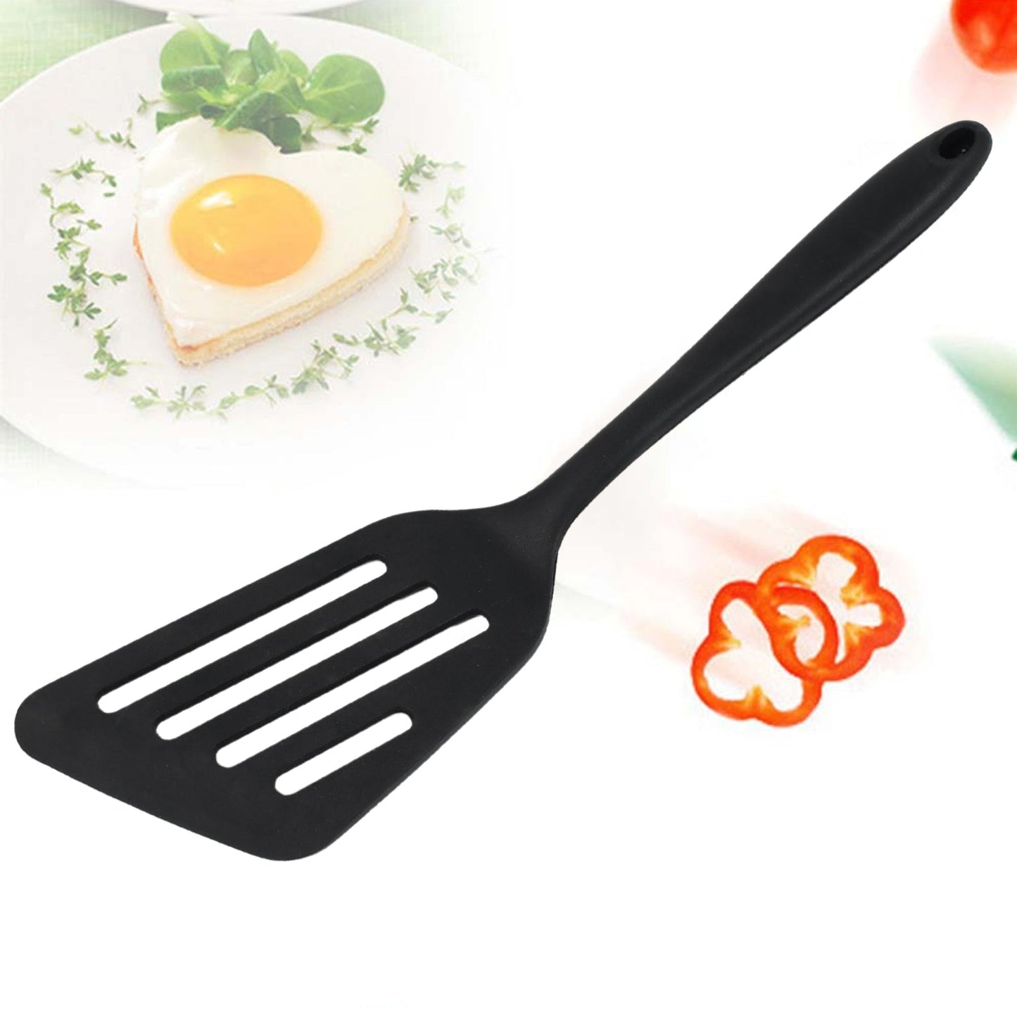 SILICON NON - STICK HEAT RESISTANT KITCHEN TURNER PREMIUM TURNER ( 1PC ) - infinityexculsivestore.com