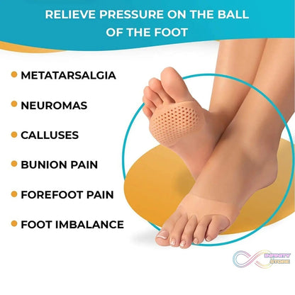 SILICONE TIPTOE PROTECTOR AND COVER USED IN PROTECTION OF TOE FOR MEN AND WOMEN - infinityexculsivestore.com