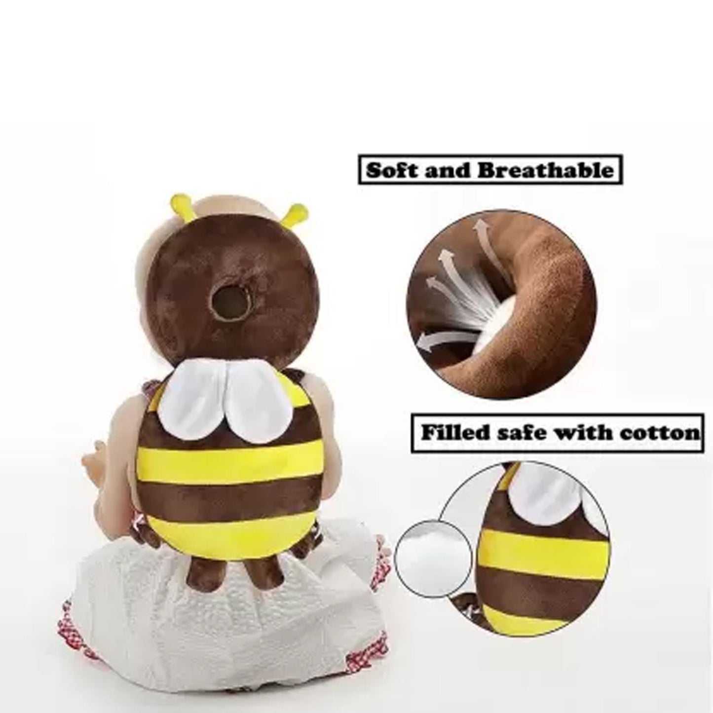 SMALL BABY HEAD PROTECTOR BABY TODDLERS HEAD SAFETY PAD ( Multi Design) - infinityexculsivestore.com