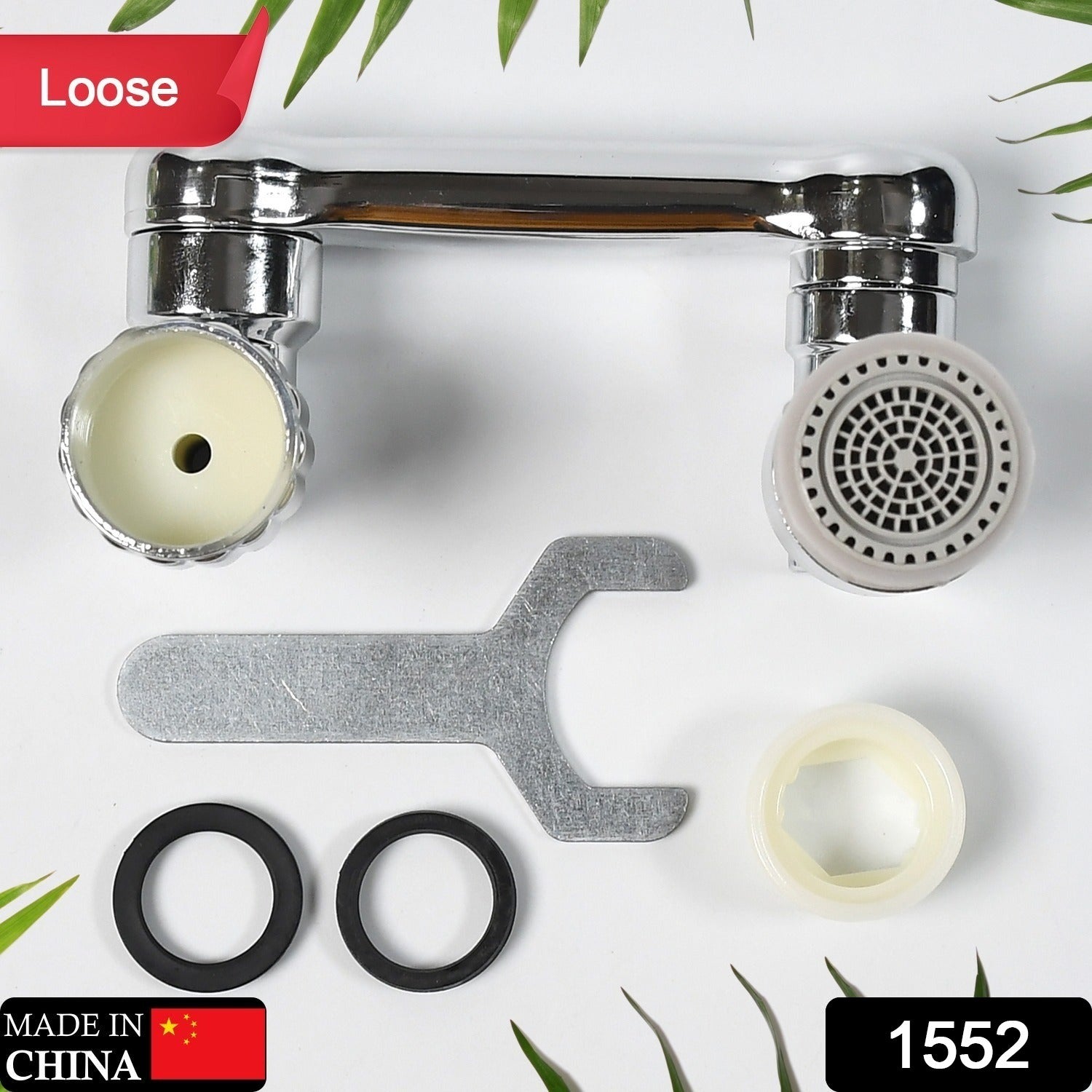 SPLASH FAUCET FILTER FAUCET, 1080 ROTATING FAUCET SPRAYER HEAD DOUBLE O - RING DESIGN, MOVABLE TAP WATER SAVING, SINK AERATOR EXTENDER FOR BATHROOM KITCHEN ( Loose ) - infinityexculsivestore.com