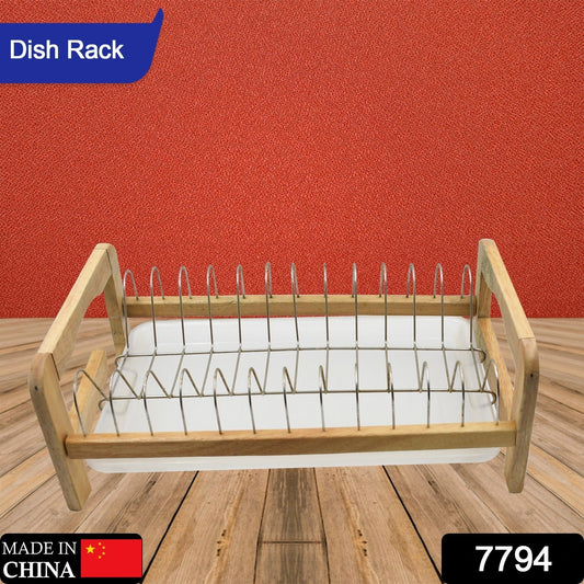 STAINLESS STEEL DRAIN BOWL STORAGE RACK HOLDER PLATE DISH CUTLERY CUP RACK WITH TRAY KITCHEN SHELF STAND - infinityexculsivestore.com