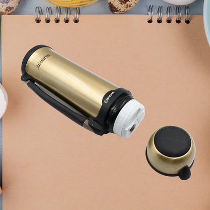 STAINLESS STEEL THERMOS WATER BOTTLE | 24 HOURS HOT AND COLD | EASY TO CARRY | RUST & LEAK PROOF | TEA | COFFEE | OFFICE| GYM | HOME | KITCHEN - infinityexculsivestore.com