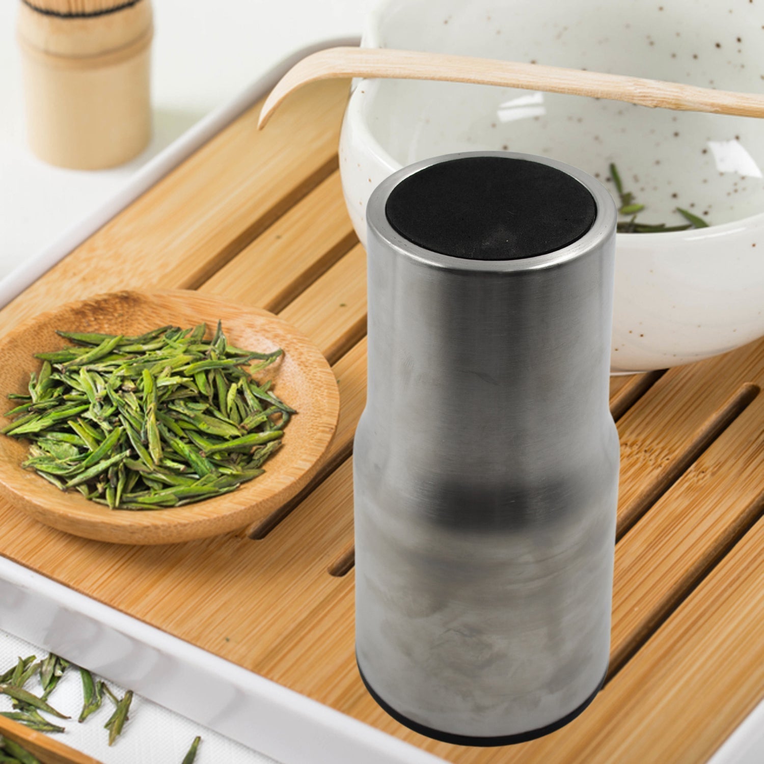 STAINLESS STEEL VACUUM GLASS INSULATED GLASS COFFEE CUPS DOUBLE WALLED TRAVEL MUG, CAR COFFEE MUG (Without Lid) - infinityexculsivestore.com