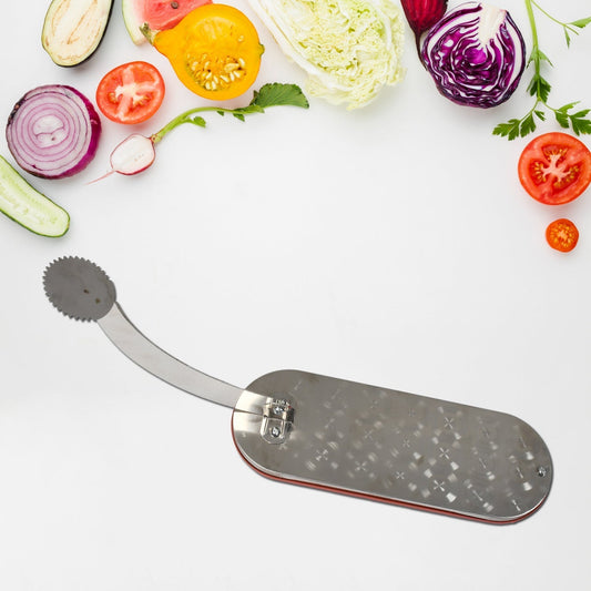 STEEL VEGETABLE CUTTER PREMIUM QUALITY CUTTER FOR FRUIT , VEGETABLE & MEAT CUTTING USE ( Color Box ) - infinityexculsivestore.com