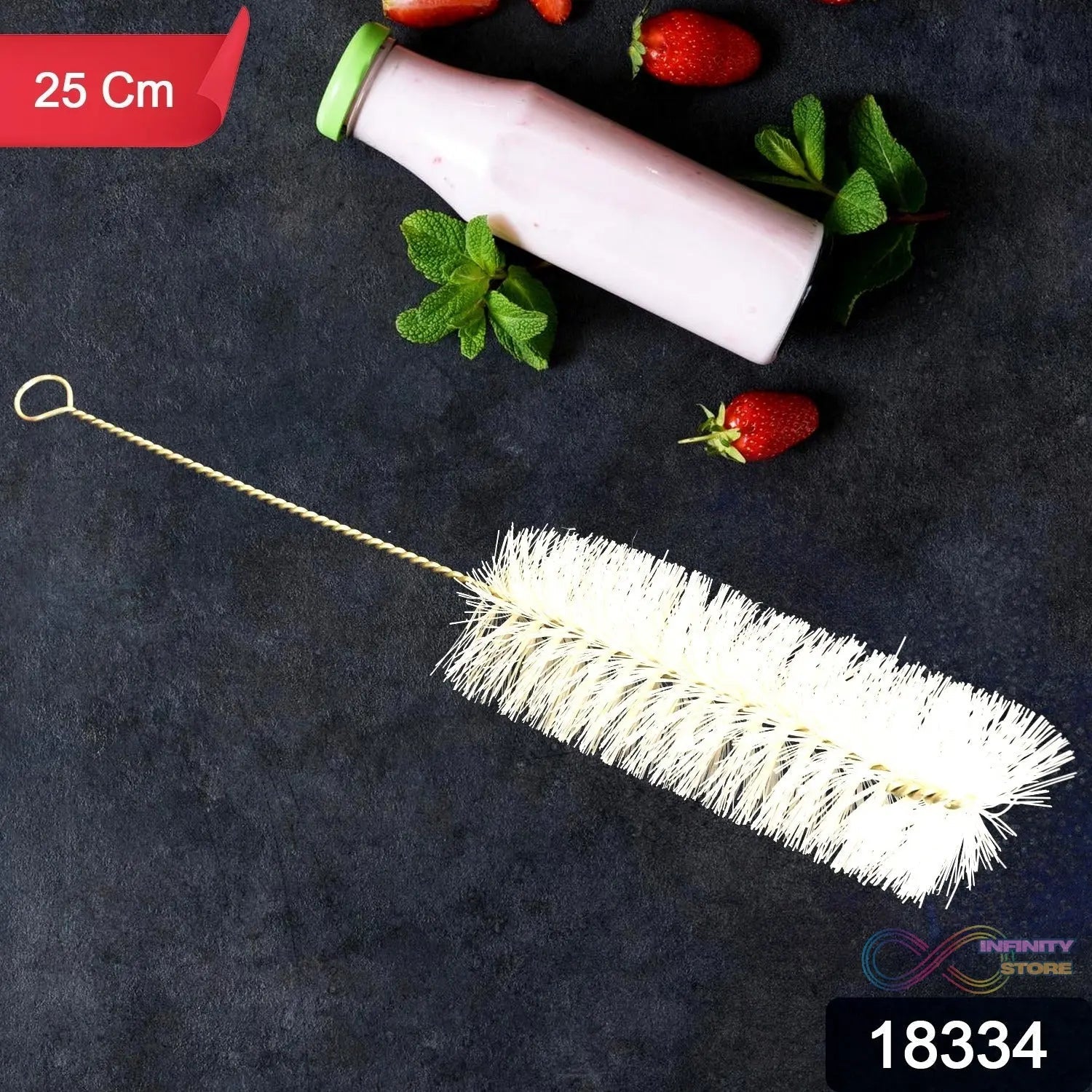 Safe Cleaning Brush Drinking Straw Cleaning Brush Bottle Cleaner Brush (1 Pc / 25 CM) - infinityexculsivestore.com