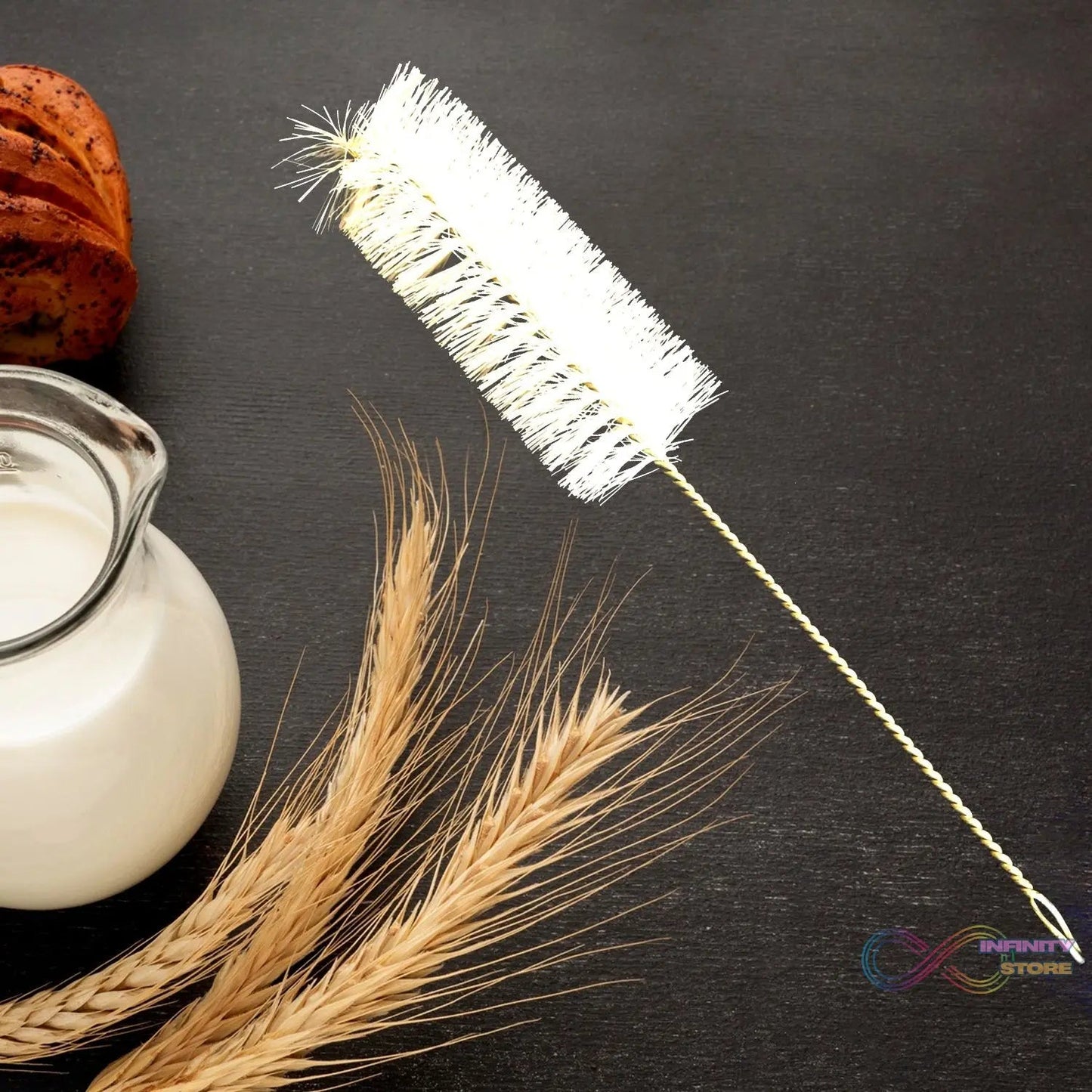 Safe Cleaning Brush Drinking Straw Cleaning Brush Bottle Cleaner Brush (1 Pc / 25 CM) - infinityexculsivestore.com
