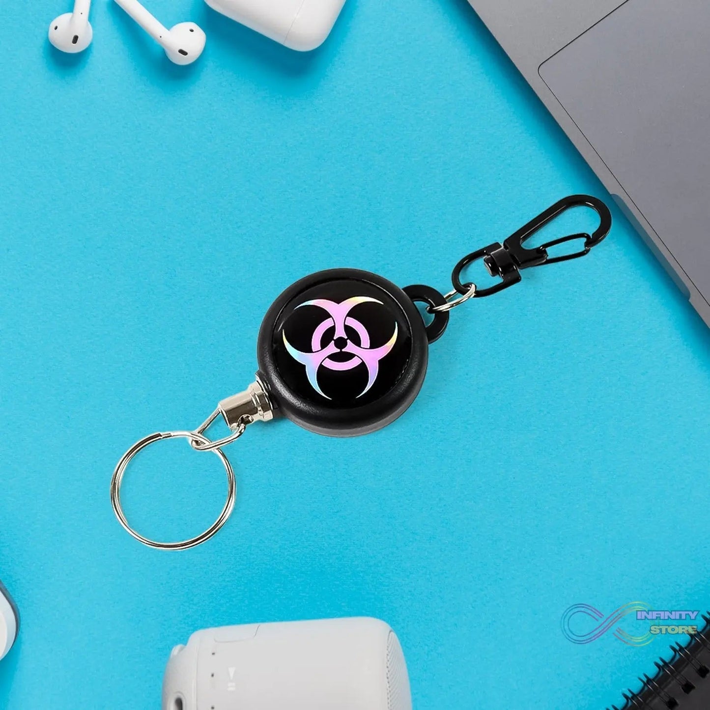Safety Anti - Lost Retractable Key Chain (1 Pc / Big) - infinityexculsivestore.com