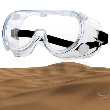 Safety Goggles, Technic Safety Goggles Protection for Classroom Home & Workplace Prevent The Impact of Dust Droplets Gas Protection Glass - infinityexculsivestore.com