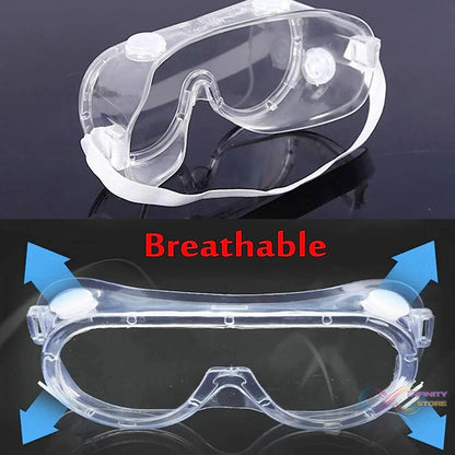 Safety Goggles, Technic Safety Goggles Protection for Classroom Home & Workplace Prevent The Impact of Dust Droplets Gas Protection Glass - infinityexculsivestore.com