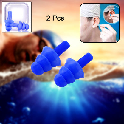 Safety Ultra Soft Foam Ear Plugs Reusable Ear Plugs for Sleeping, Travel, Loud Noises, Work, Learning, Snoring (2 Pc Set) - infinityexculsivestore.com