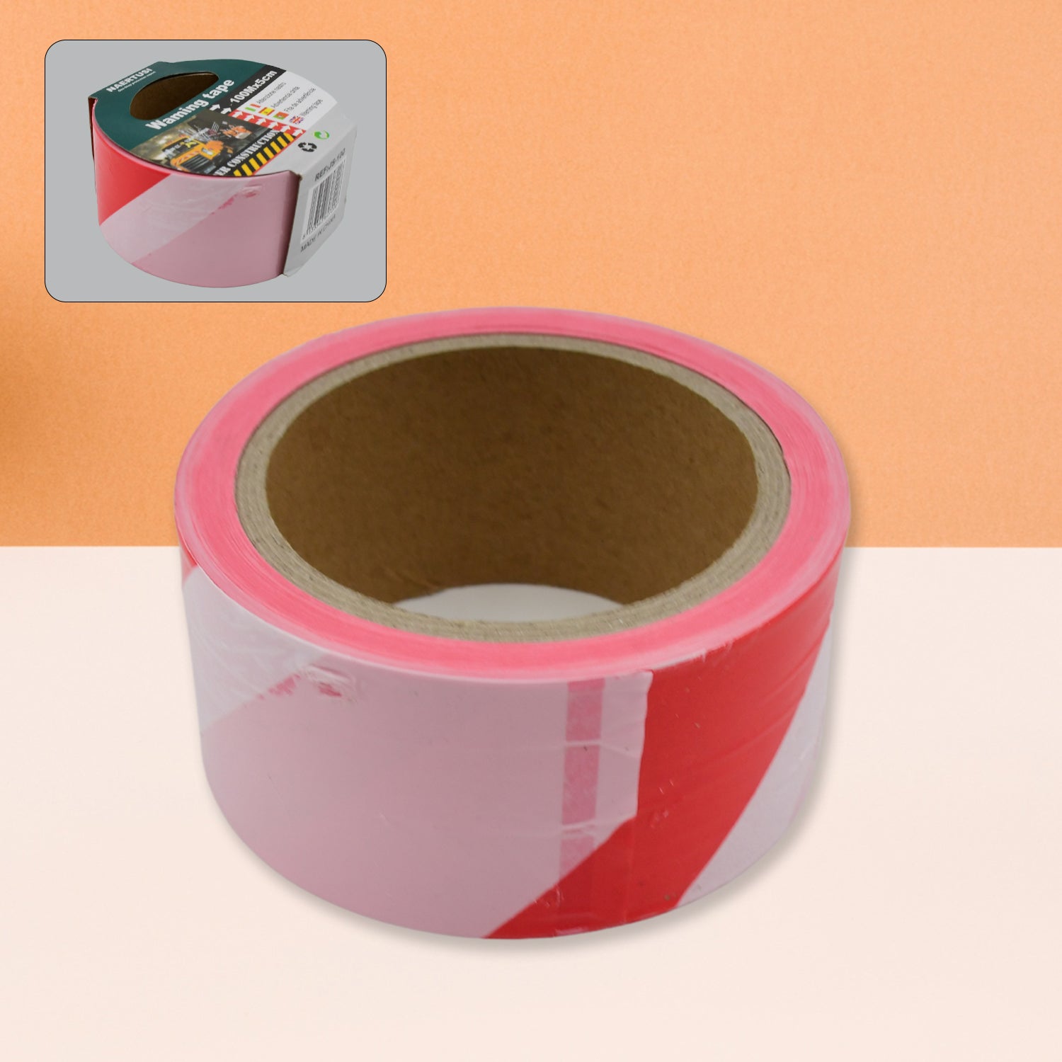 Safety Warning Tape, Construction Barrier Tape Non - Adhesive (100Mx5CM) - infinityexculsivestore.com