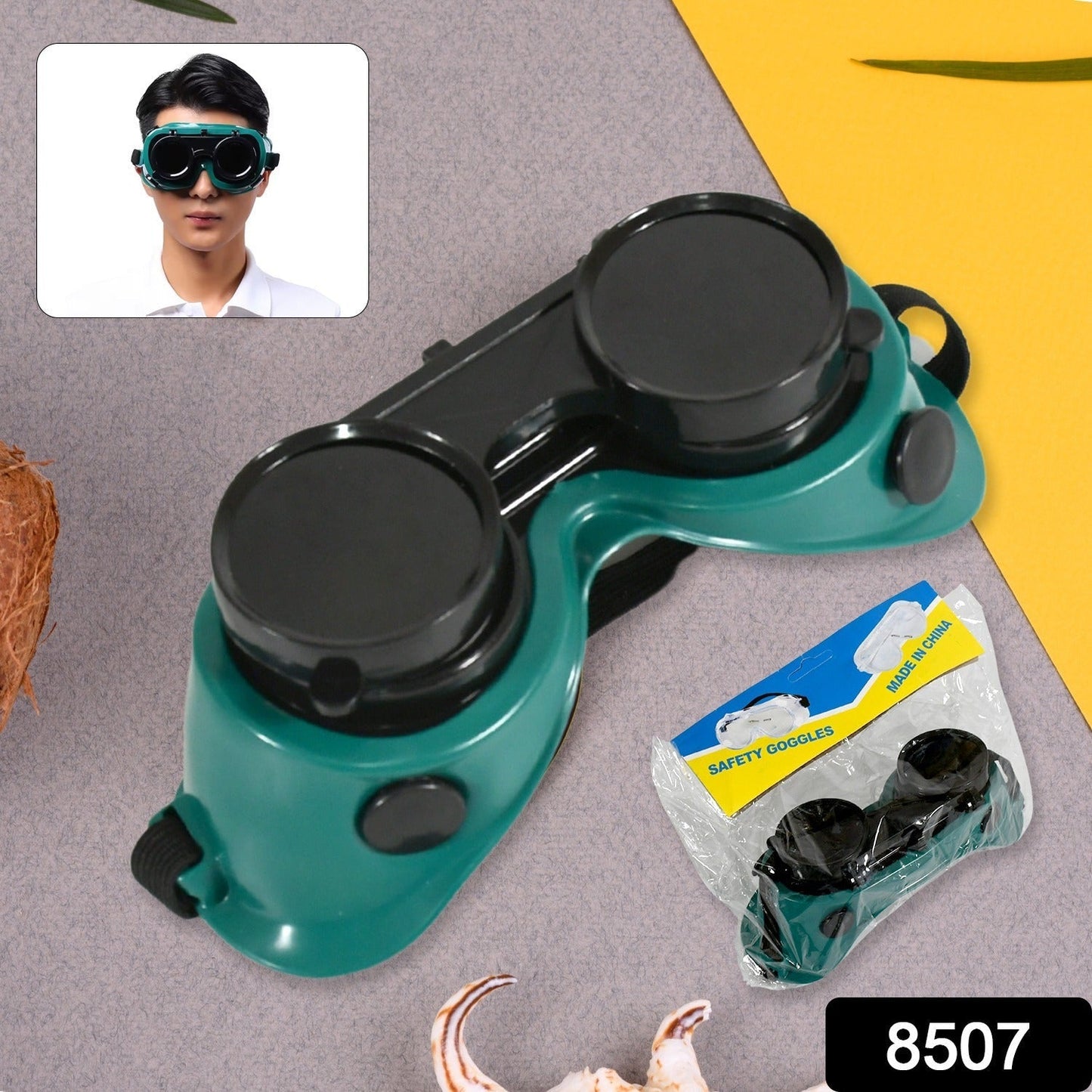 Safety Welding Goggles Anti Radiation Goggles Welder Work Protective Goggles Labour Working Safety Protective Eyewear (MOQ : - 10 Pcs) - infinityexculsivestore.com