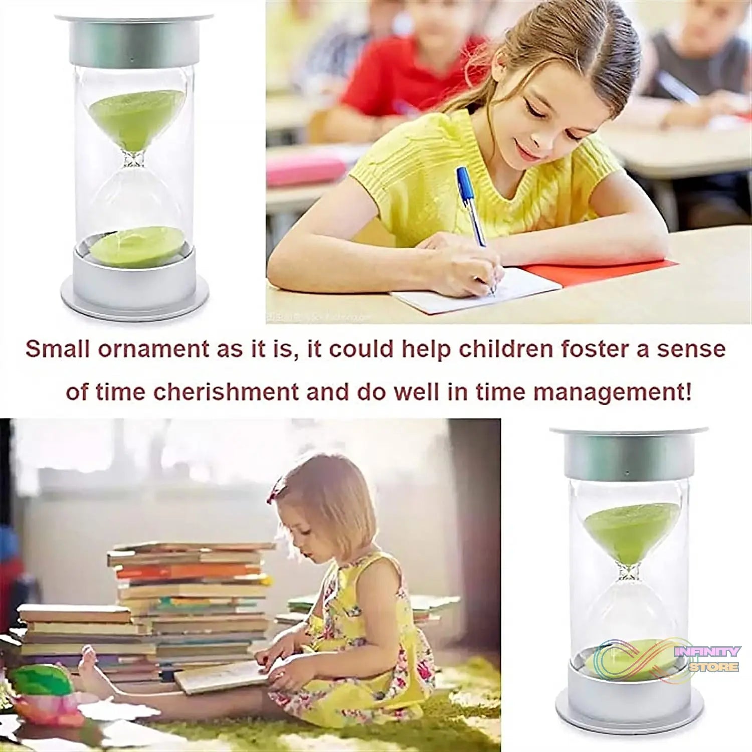 Sand Timer, Hourglass Timer 45 Minutes Sand Timer For Kids Teachers Games Classroom (45 Min - Green) Time Management Tool (Color : Green, Time : 45 Min) - infinityexculsivestore.com
