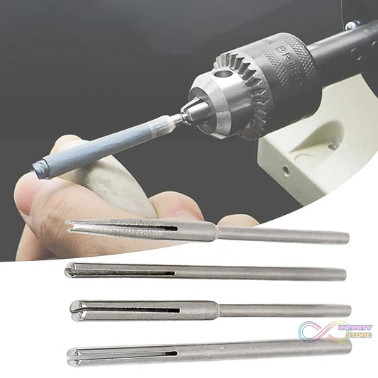 Sandpaper Clamp 3 mm Split Mandrels Long Abrasive Holder (4 Pcs Set) - infinityexculsivestore.com
