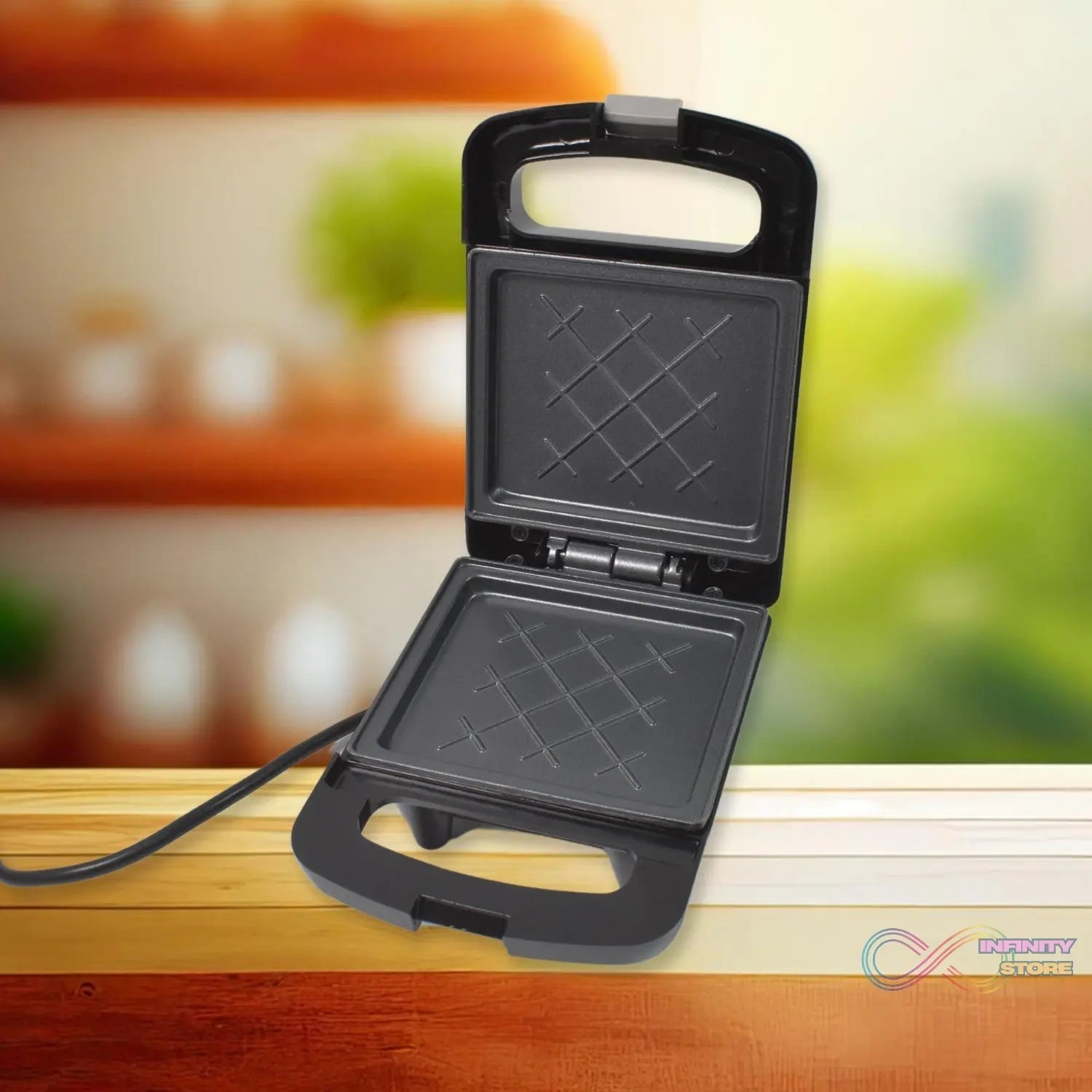 Sandwich Maker Makes Sandwich Non - Stick Plates (1 Pc / 500w) - infinityexculsivestore.com