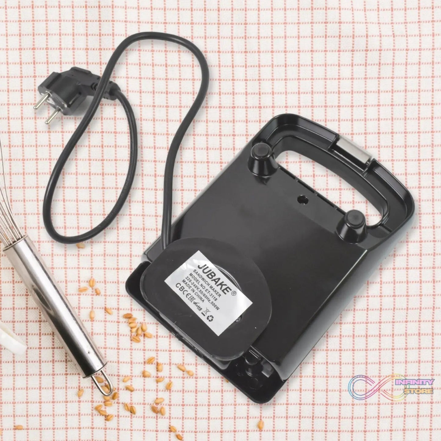 Sandwich Maker Makes Sandwich Non - Stick Plates (1 Pc / 500w) - infinityexculsivestore.com