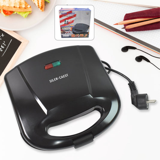 Sandwich Maker Makes Sandwich Non-Stick Plates| Easy to Use with Indicator Lights Sandwich toaster - infinityexculsivestore.com
