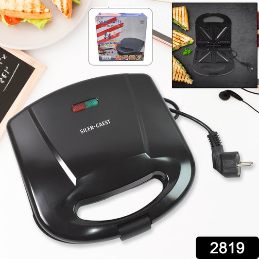 Sandwich Maker Makes Sandwich Non-Stick Plates| Easy to Use with Indicator Lights Sandwich toaster - infinityexculsivestore.com