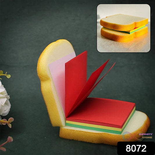 Sandwich Shaped Note / Sticky Notes / Memo Notes, Unique Mini Notes (Multicolor) - infinityexculsivestore.com