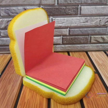 Sandwich Shaped Note / Sticky Notes / Memo Notes, Unique Mini Notes (Multicolor) - infinityexculsivestore.com