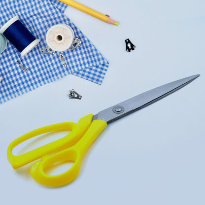 Scissors for craft work paper cutter Scissor stainless steel All Purpose Ergonomic Comfort Grip Office Scissors Craft Shears Sharp Scissors (9 Inch) - infinityexculsivestore.com