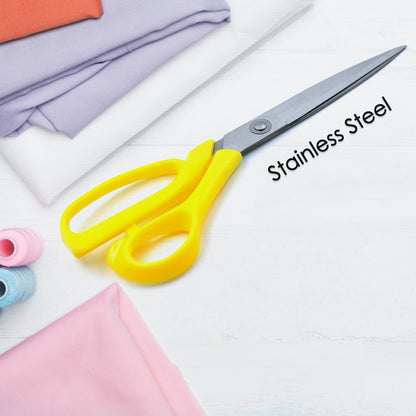 Scissors for craft work paper cutter Scissor stainless steel All Purpose Ergonomic Comfort Grip Office Scissors Craft Shears Sharp Scissors (9 Inch) - infinityexculsivestore.com