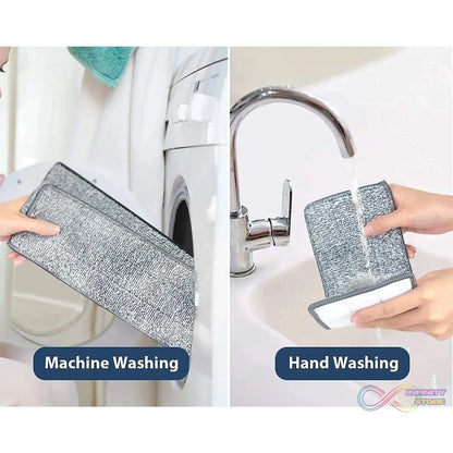Scratch Cleaning MOP with 2 in 1 SELF Clean WASH Dry Hands Free Flat Mop - infinityexculsivestore.com