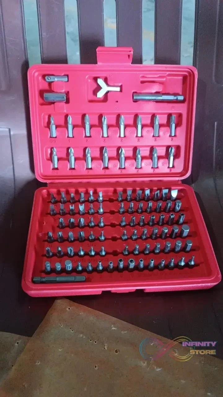 Screwdriver Bit Set with Box Tools (100pcs Set) - infinityexculsivestore.com